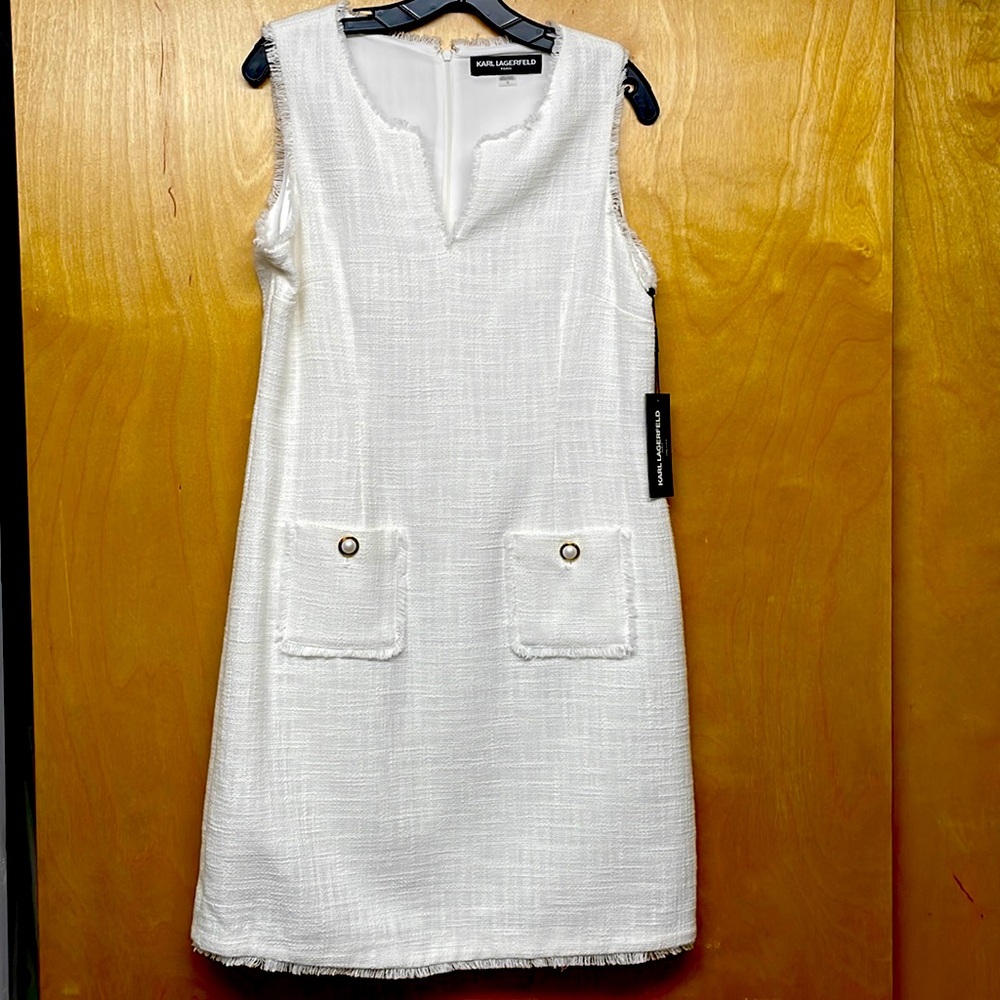 KARL LAGERFELD linen & cotton dress    BRAND NEW